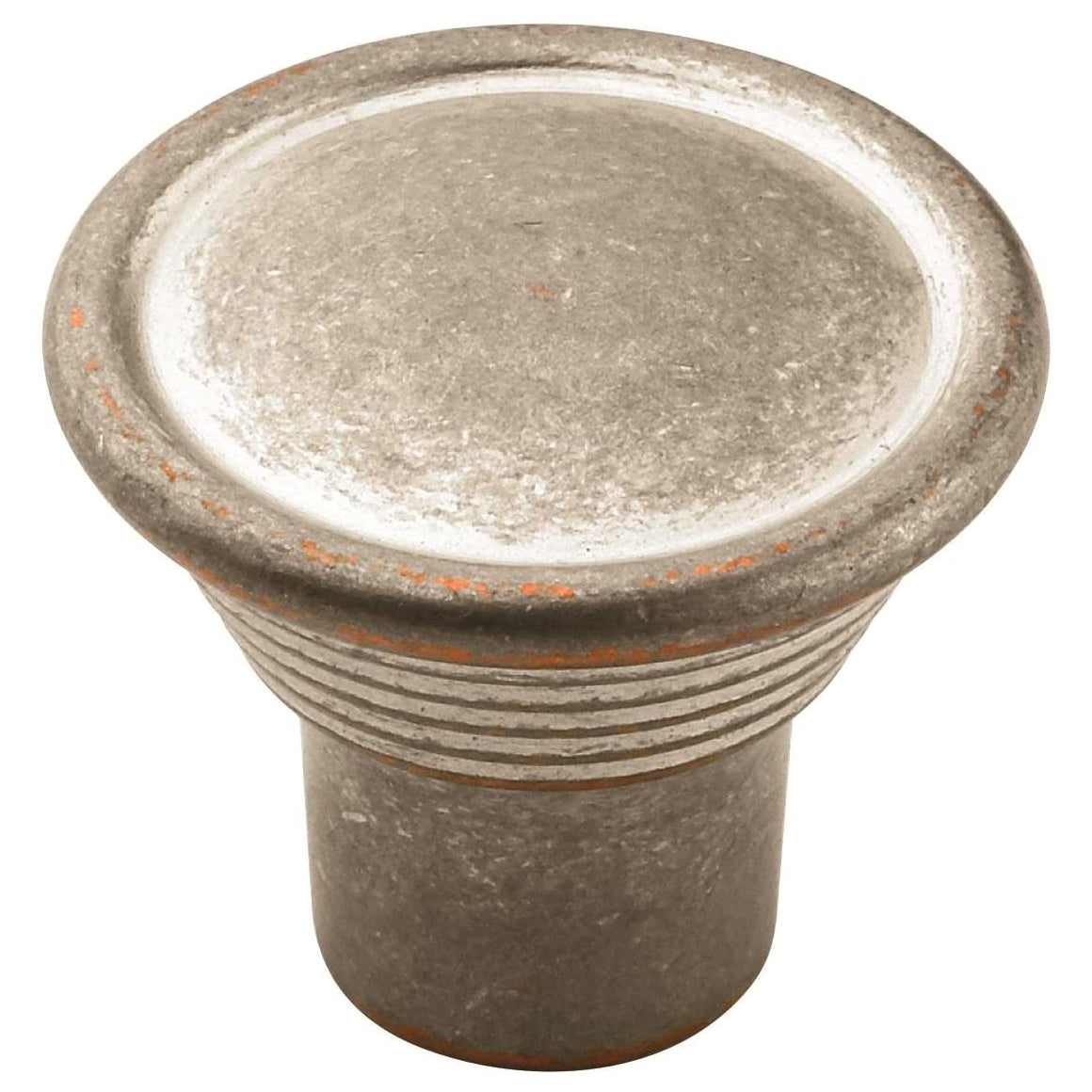 Amerock Vasari Weathered Nickel Copper 1 3/16 inch Round Cabinet Knob BP24010WNC