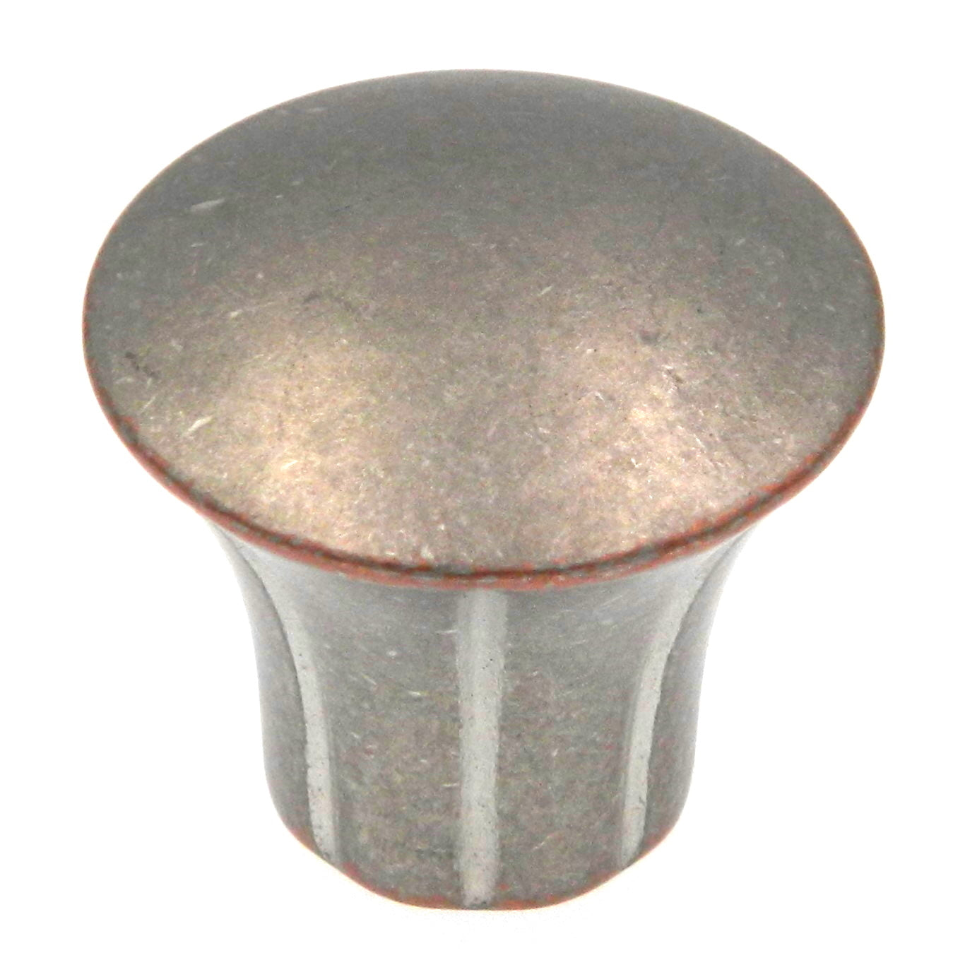 Amerock Vasari Weathered Nickel Copper 1 1/4" Round Cabinet Pull Knob BP24021WNC