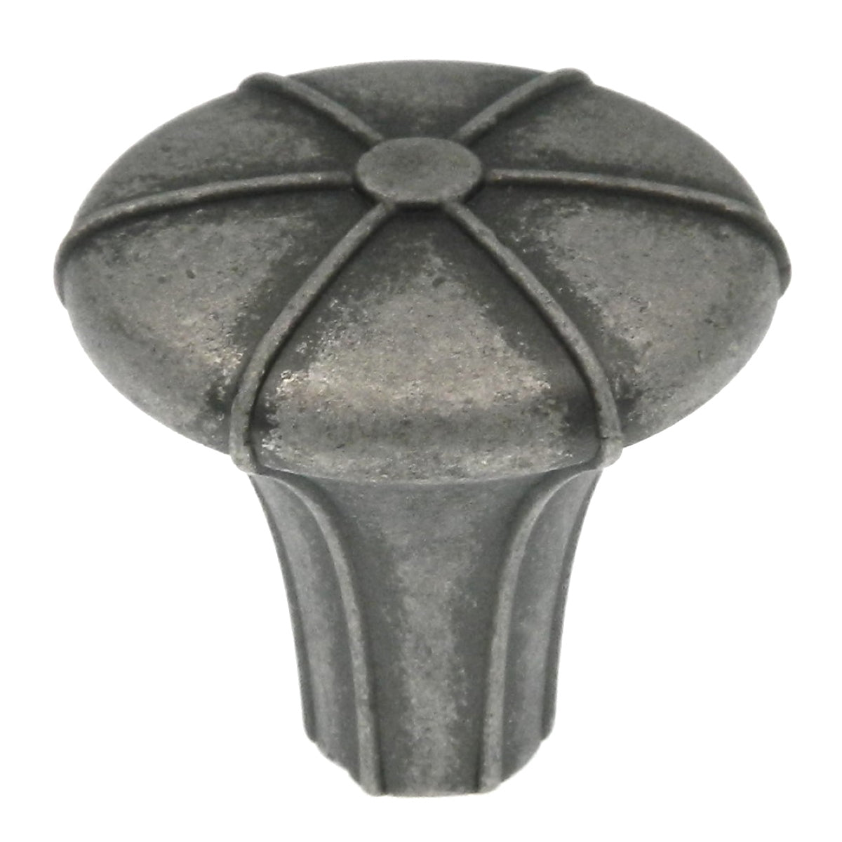 Amerock Angouri Aged Pewter 1 1/4" Round Cabinet Pull Knob BP24232AP