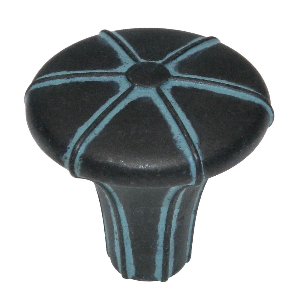 Amerock Angouri Viridian Slate 1 1/4" Round Cabinet Pull Knob BP24232VS