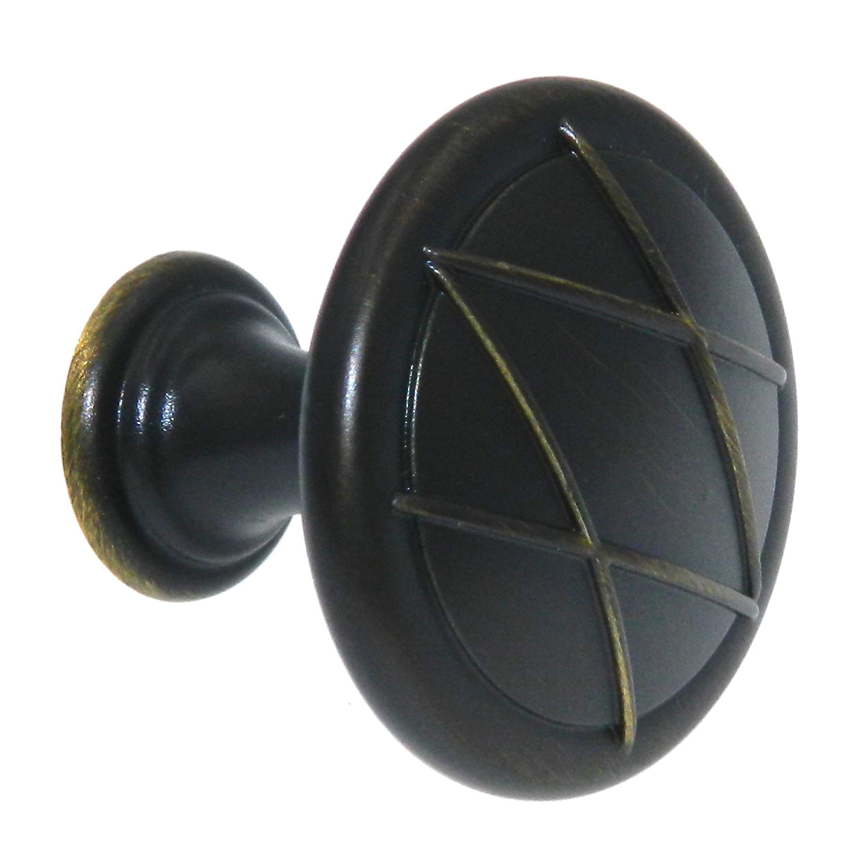 Amerock Lattice Roman Bronze 1 3/8" Round Cabinet Pull Knob BP24234RB