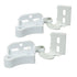 Amerock BP2606-W White 1/2" Overlay Self-Latching Knife Hinges, 1 Pair