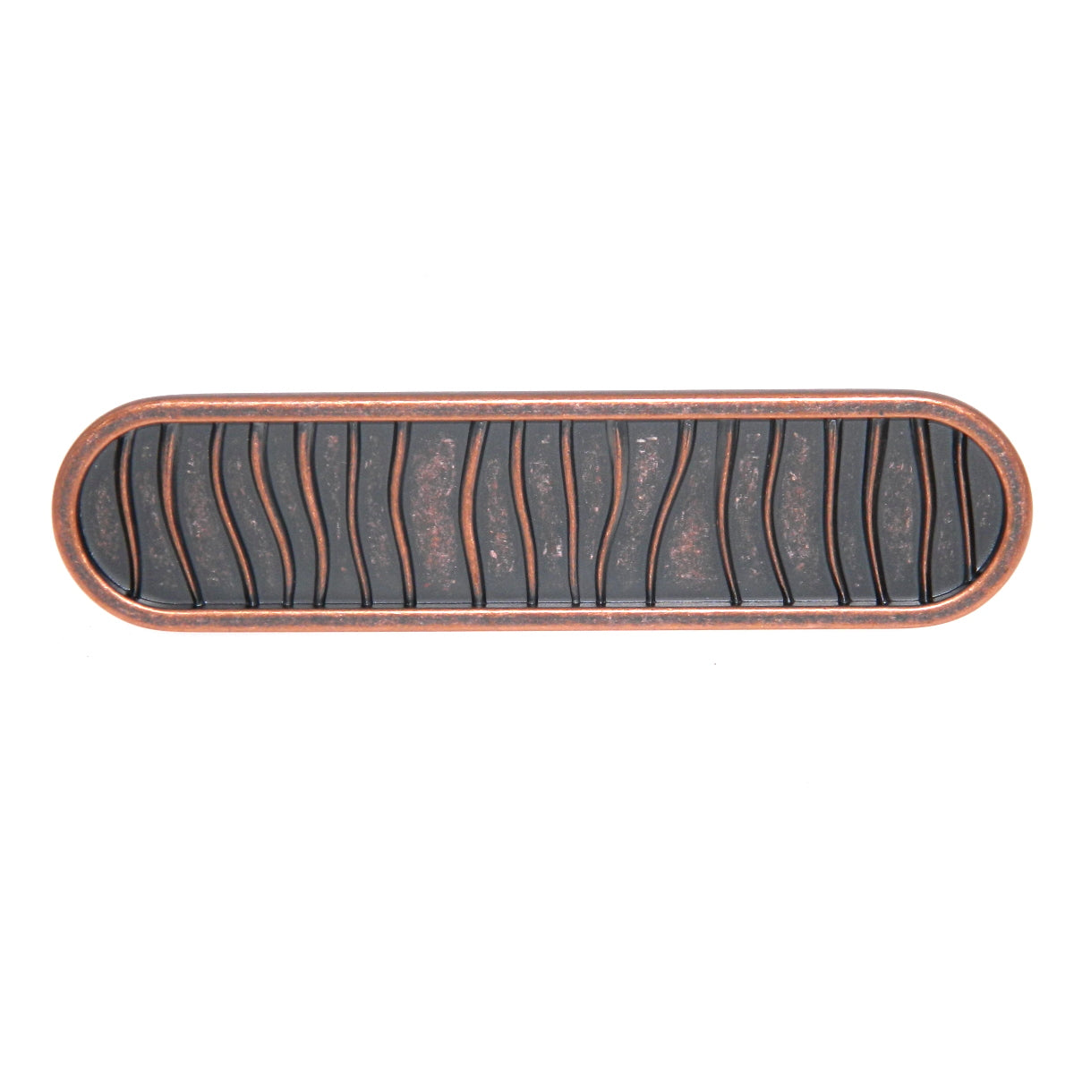 Amerock Playful Nature Weathered Copper Flat Oblong 3" Arch Cabinet Handle Pull BP26110-WC