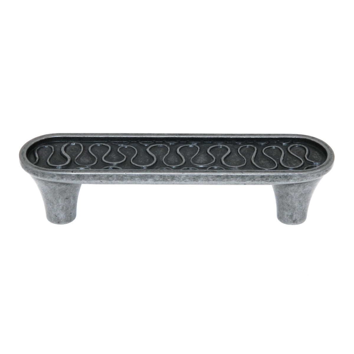 Amerock Playful Nature Wrought Iron Flat Oblong 3" Arch Cabinet Handle Pull BP26112-WI