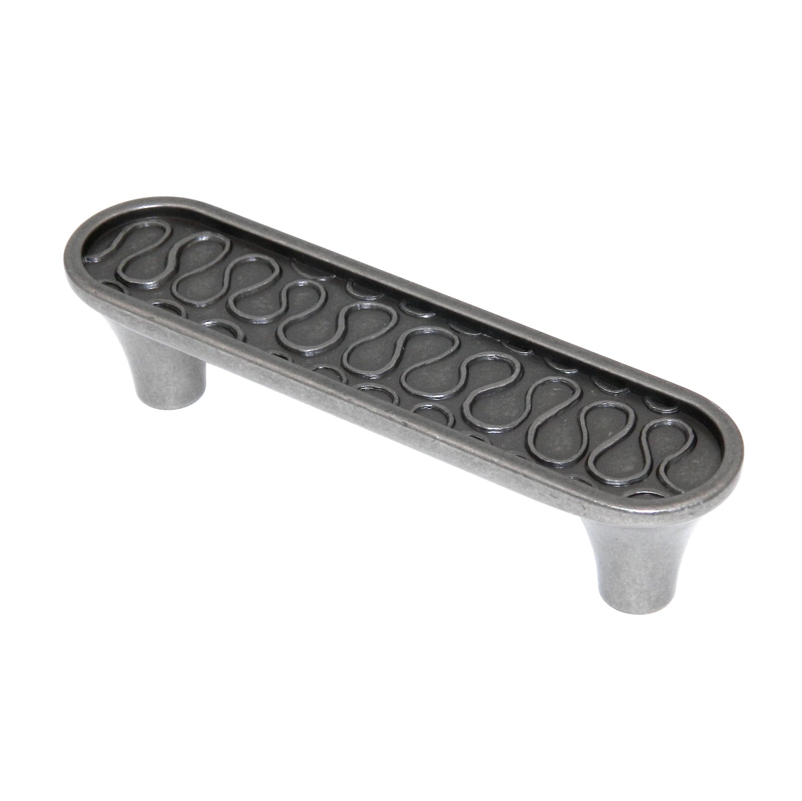 Amerock Playful Nature Weathered Nickel Flat Oblong 3" Arch Cabinet Handle Pull BP26112-WN