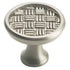 Amerock BP26123-G10 Satin Nickel 1 3/8" Weave Cabinet Knob Pulls Patterns