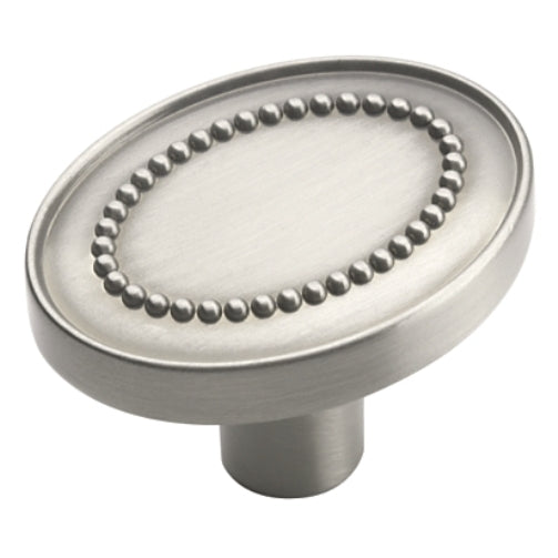 BP26133-G10 Satin Nickel 1 3/8" Oval Cabinet Knobs Pulls Amerock Opulence