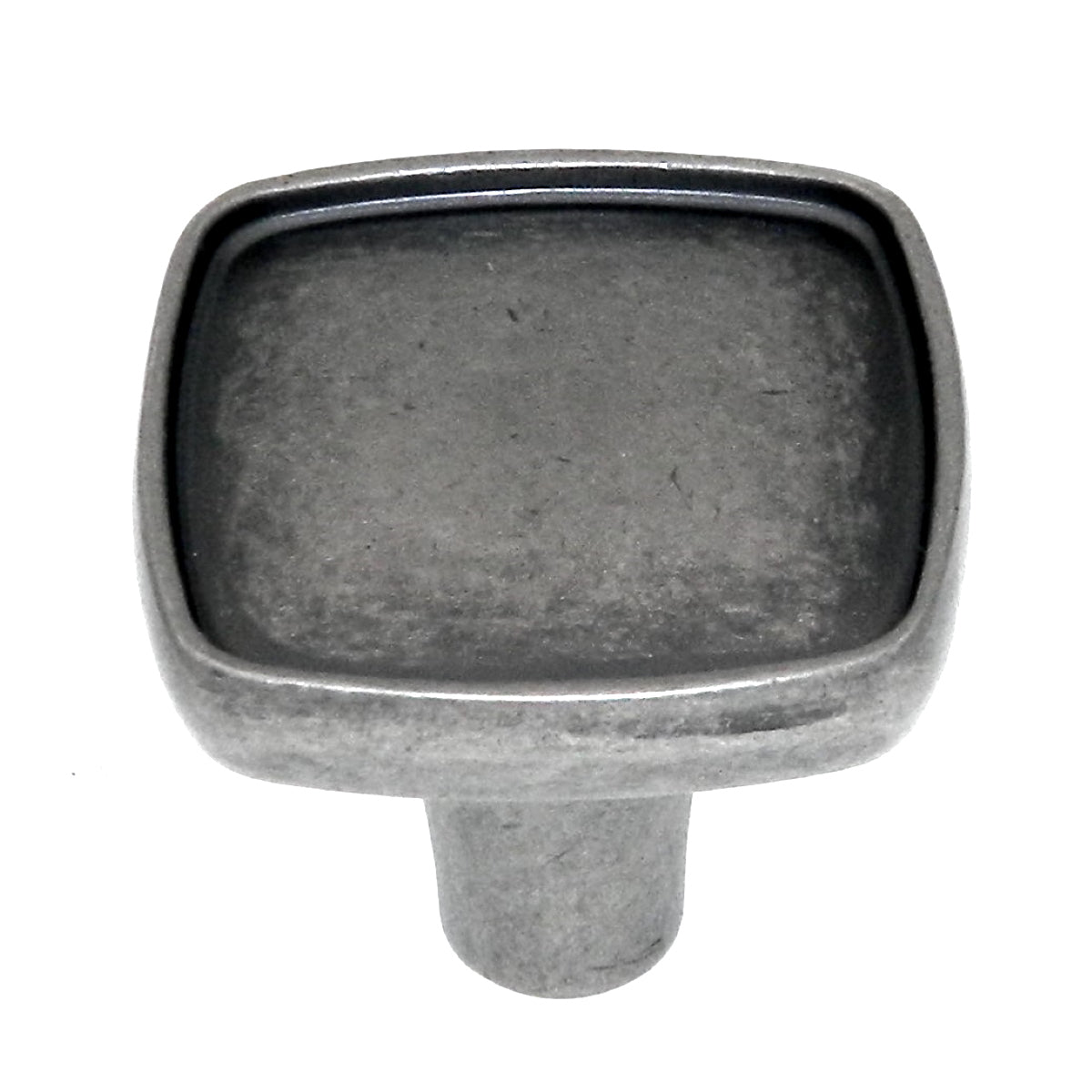 Amerock Porter Weathered Nickel 1 1/8" Ridged Cabinet Pull Knob BP27006WN