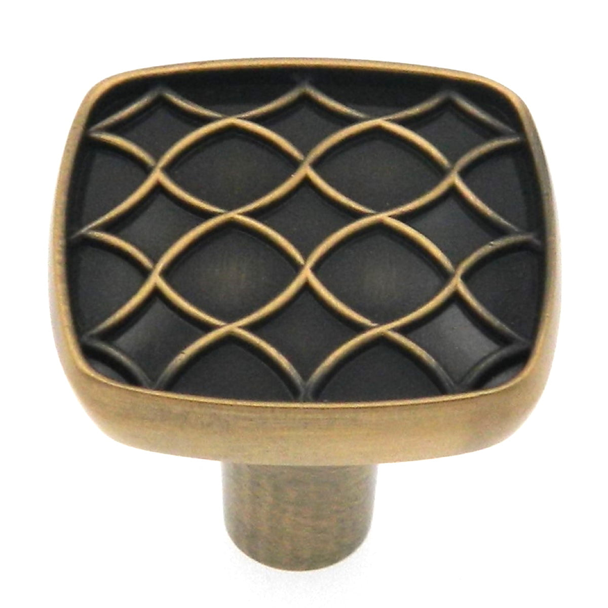 Amerock Marsden Elegent Brass 1 1/8" Ornate Cabinet Pull Knob BP27008EB