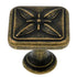 Amerock Sundara Weathered Brass 1 1/8" Ornate Cabinet Pull Knob BP27009R2