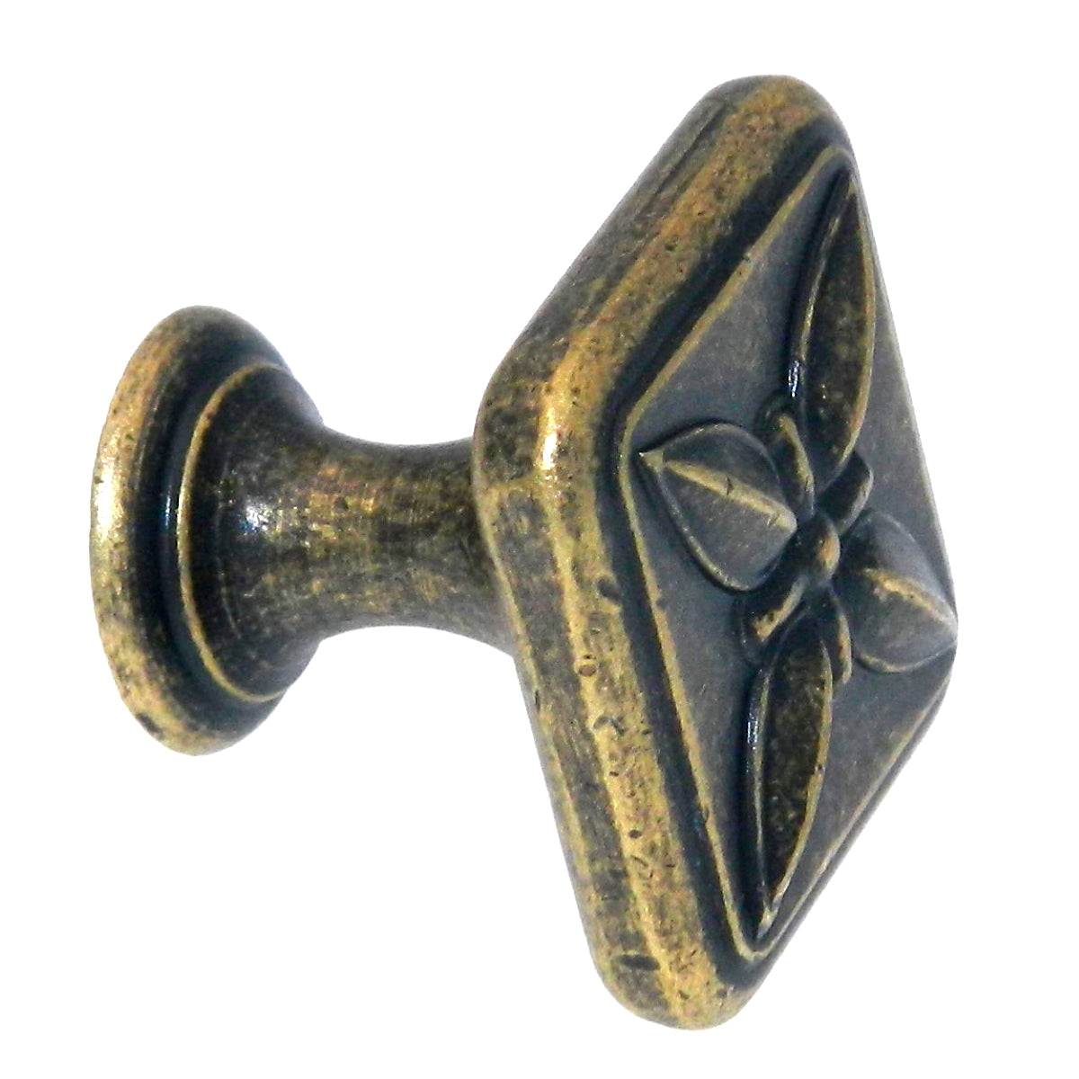 Amerock Sundara Weathered Brass 1 1/8" Ornate Cabinet Pull Knob BP27009R2