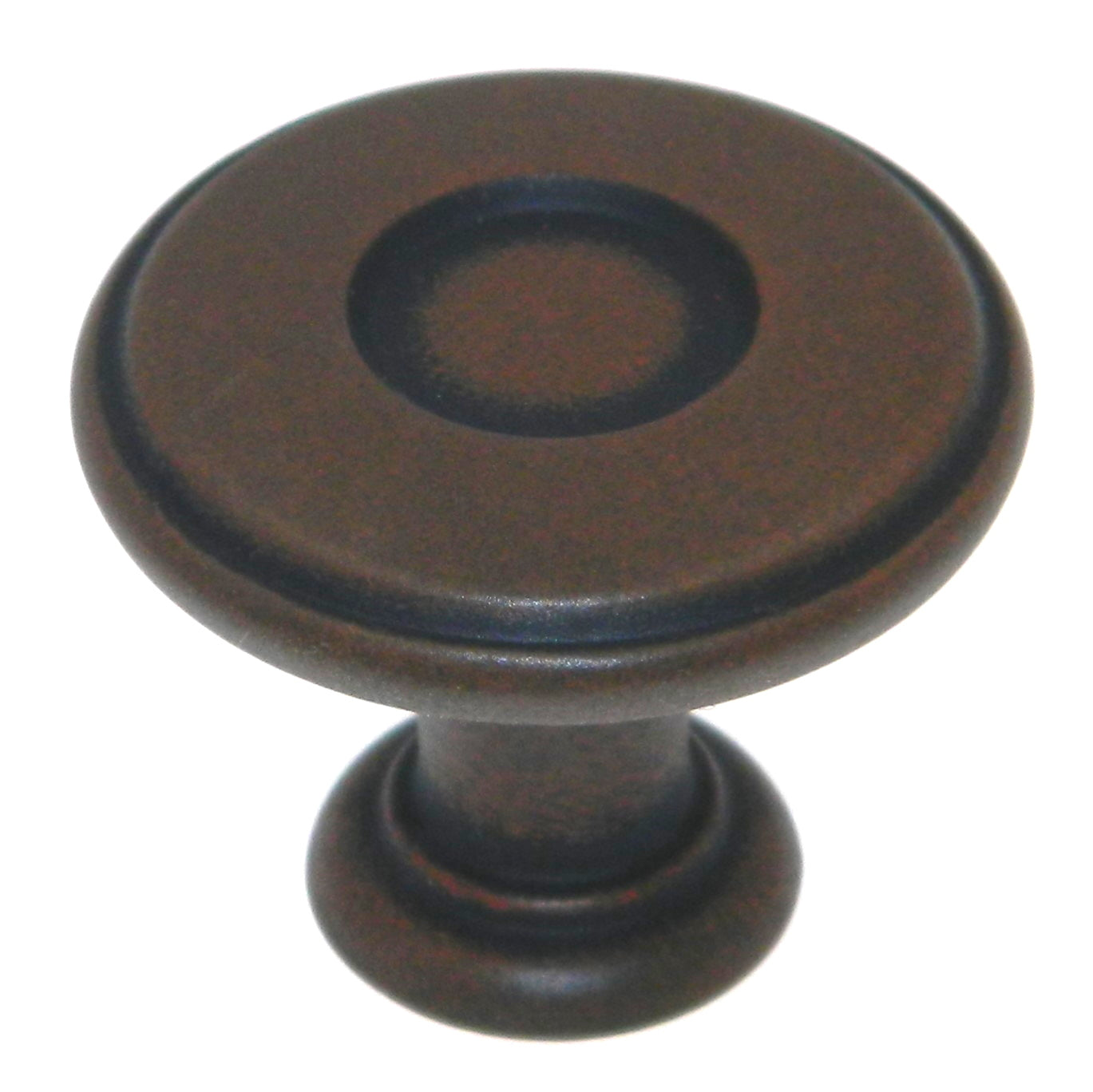 Amerock Porter Antique Rust 1 1/4" Round Cabinet Pull Knob BP27026ART