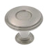 Amerock Porter 1 1/4" Satin Nickel Round Disc Cabinet Knob BP27026-G10