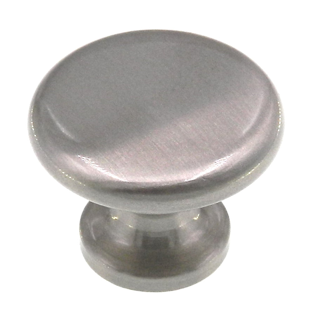 Amerock Allison Satin Nickel 1 3/16" Round Cabinet Knob Flat Top BP29117-G10