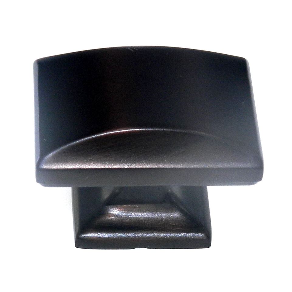 Amerock Candler Caramel Bronze 1 1/2" Square Cabinet Knob BP29368CBZ