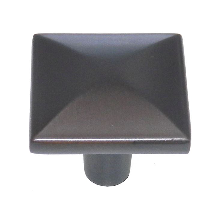 Amerock Extensity Caramel Bronze 1 1/8" Pyramid Square Cabinet Knob BP29370-CBZ