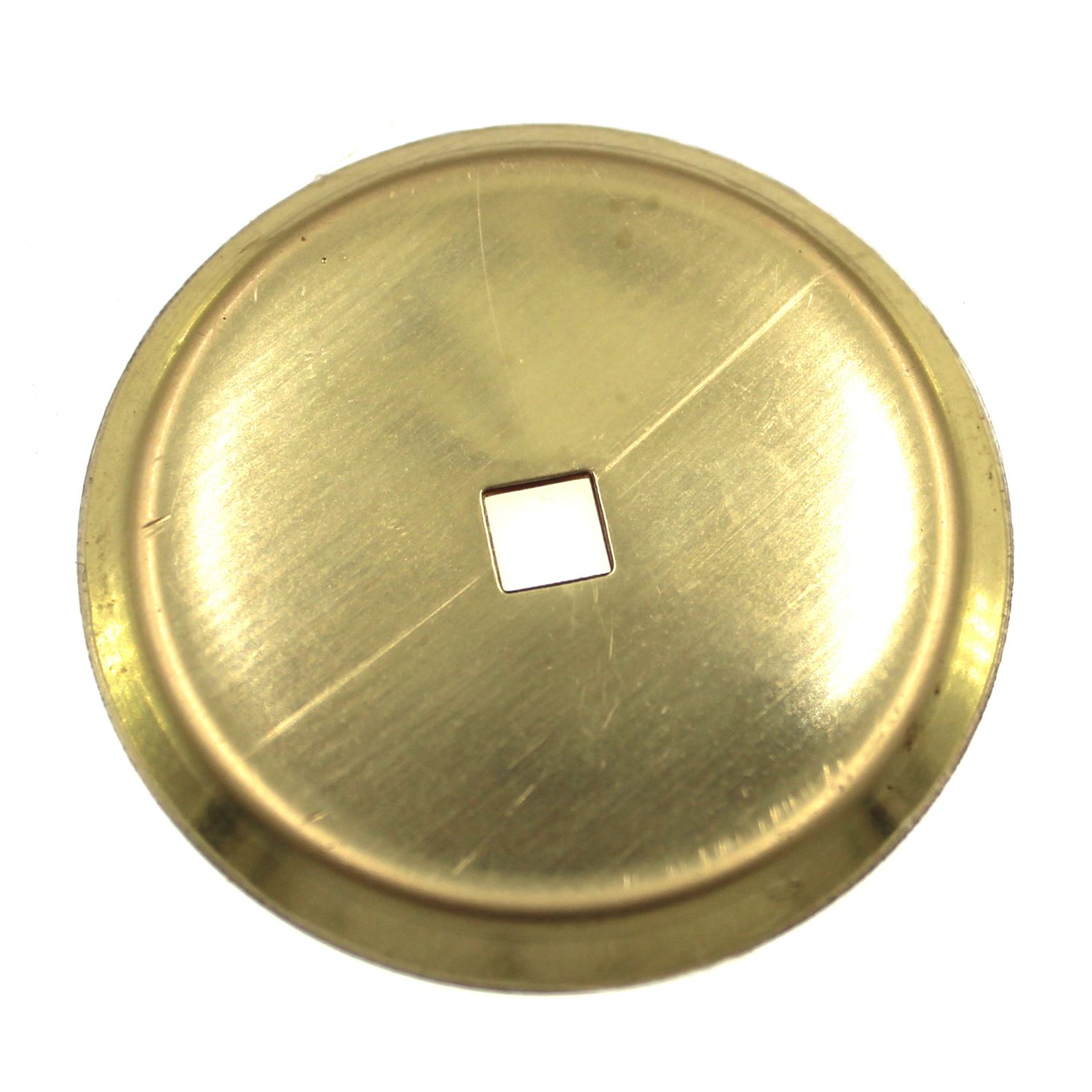 Amerock Allison Polished Brass 1 3/4" Round Cabinet Knob Backplate BP30315-3