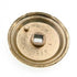 Amerock Polished Brass 1 1/2" Round Cabinet Knob Backplate BP30388-3A