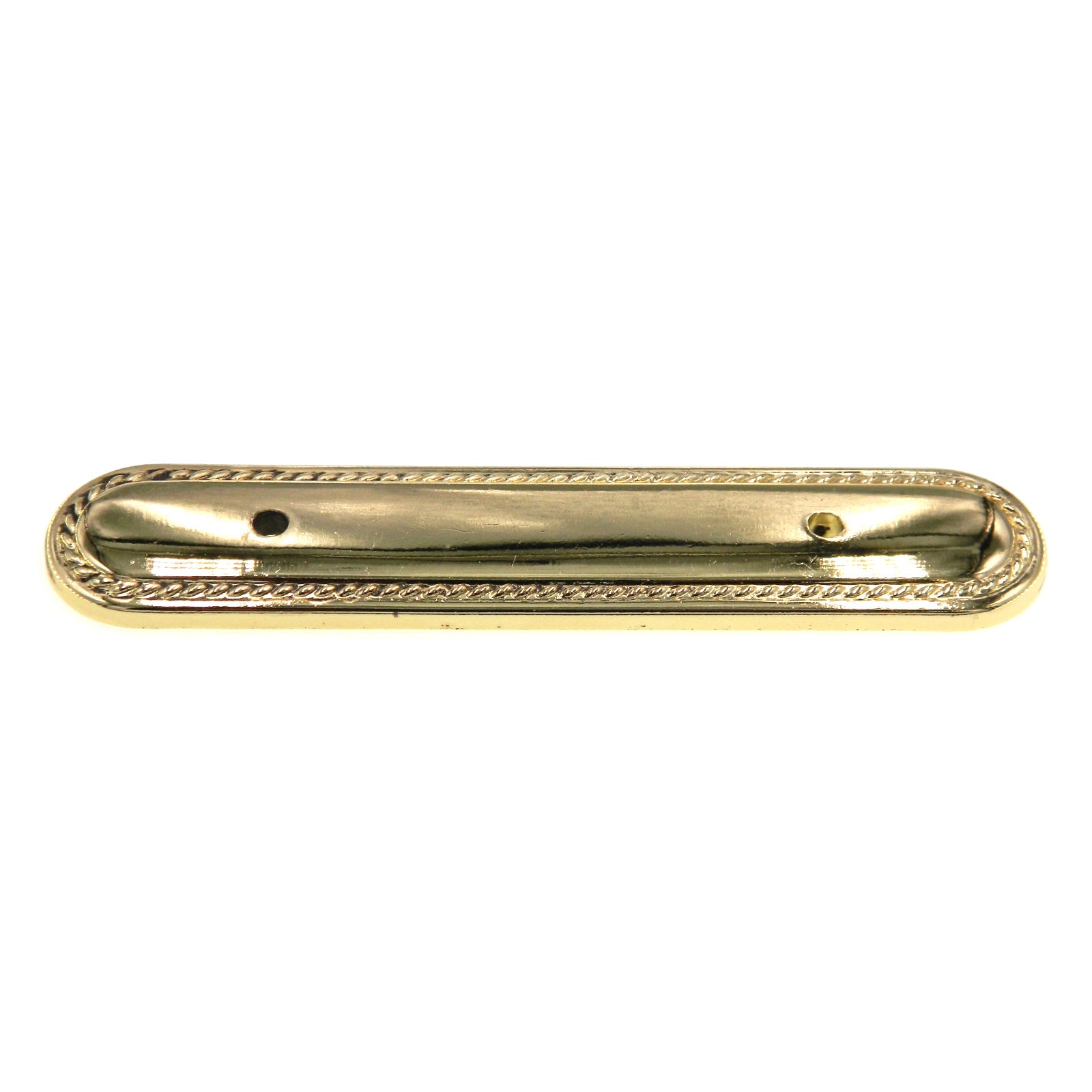 Amerock Traditional Polished Brass Cabinet Handle Backplate 3" Ctr. BP30389-3