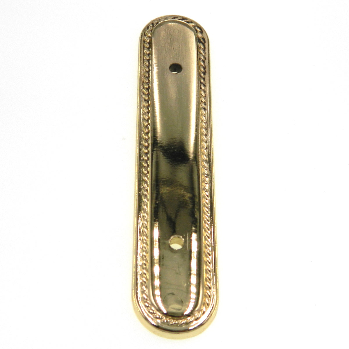 Amerock Traditional Polished Brass Cabinet Handle Backplate 3" Ctr. BP30389-3