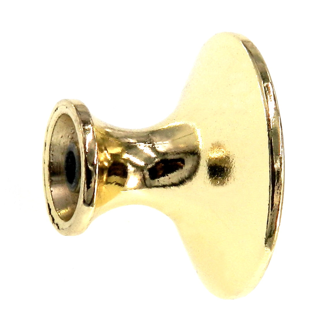 Amerock Traditional Classics Polished Brass 1 1/4" Round Cabinet Knob BP30412-3