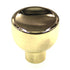 Amerock Contemporary Polished Brass 1 1/4" Round Cabinet Knob BP30661-3