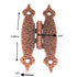 Amerock Antique Copper Cabinet "H" Hinges Flush Surface Mount BP3404AC, Set of 2