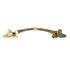 Amerock Provincial Polished Brass White 3"cc Leaf Drawer Pull BP3407-BW