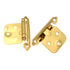 Pair of Amerock BP3429-3 Polished Brass Face Mount Self-Closing Hinges