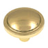 2 Pack Amerock Hardware BP3443-3 Polished Brass 1 3/16" Cabinet Knob Pulls