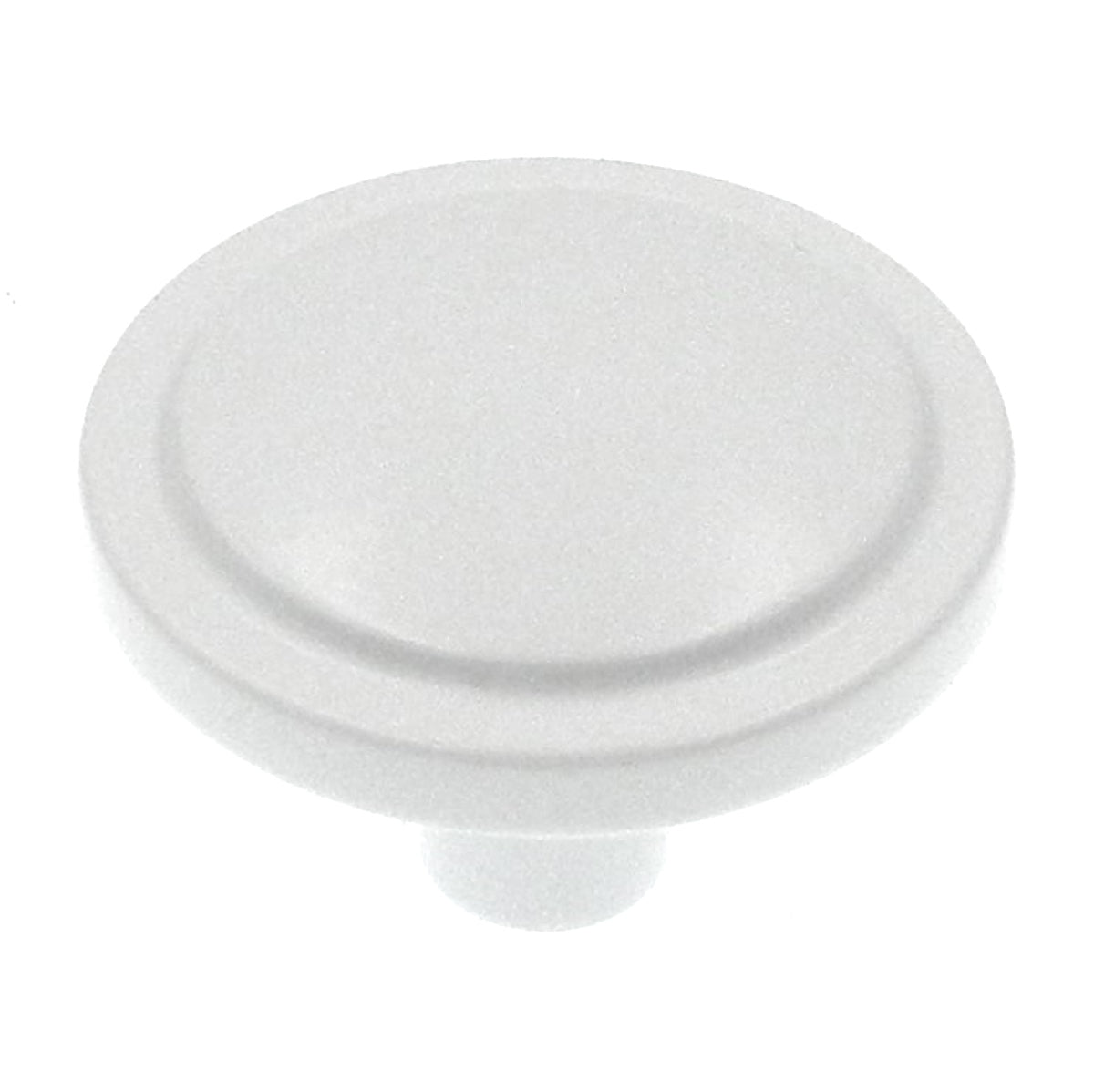 Amerock Allison Gloss White 1 3/16" Round Cabinet Pull Knob BP3443GW