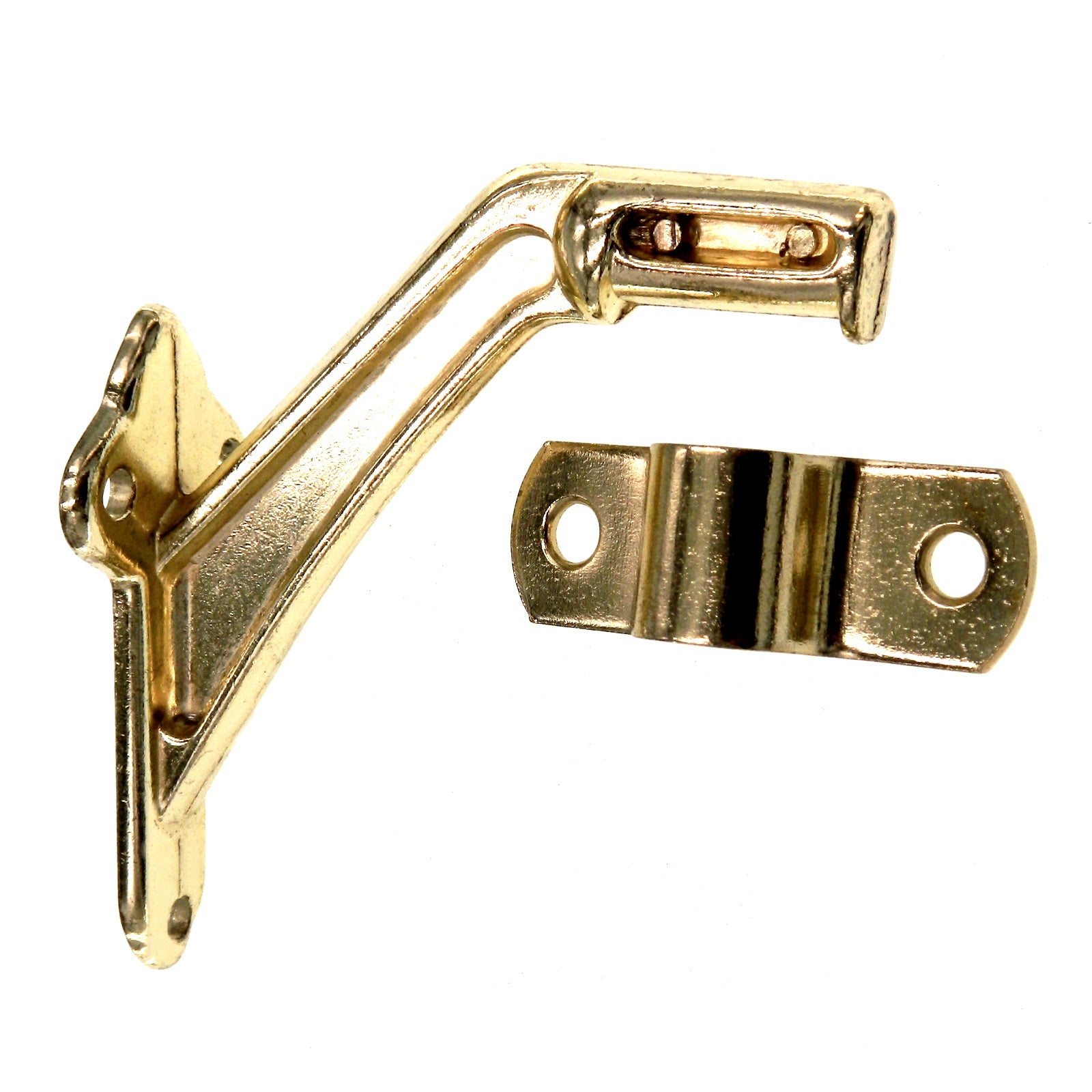 Amerock 2 3/4" Stair Handrail Bracket Standard Polished Brass BP3486-3