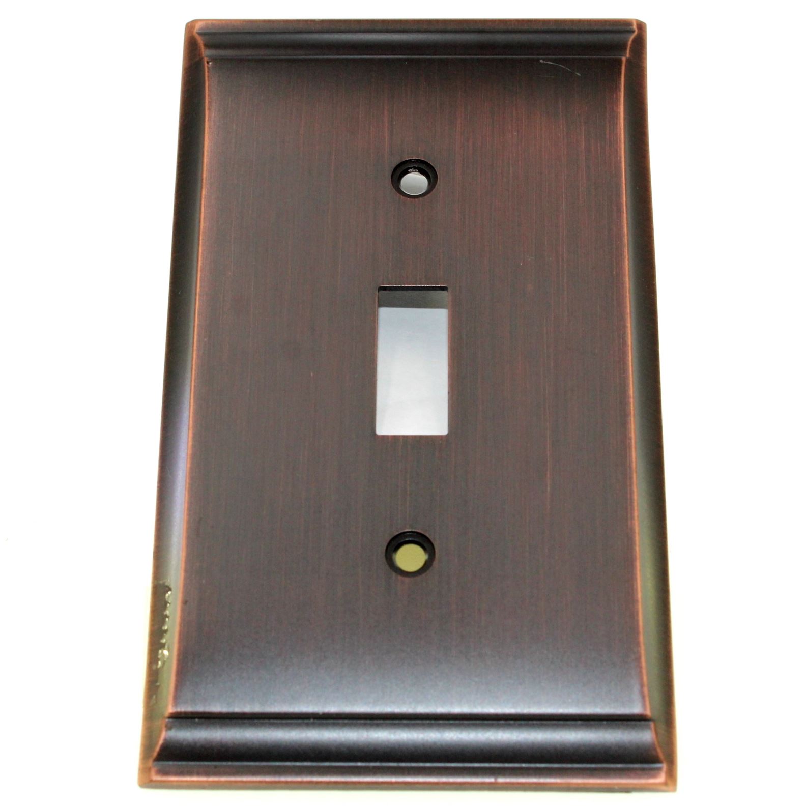 Amerock Candler Oil-Rubbed Bronze 1 Toggle Light Switch Wall Plate BP36500ORB