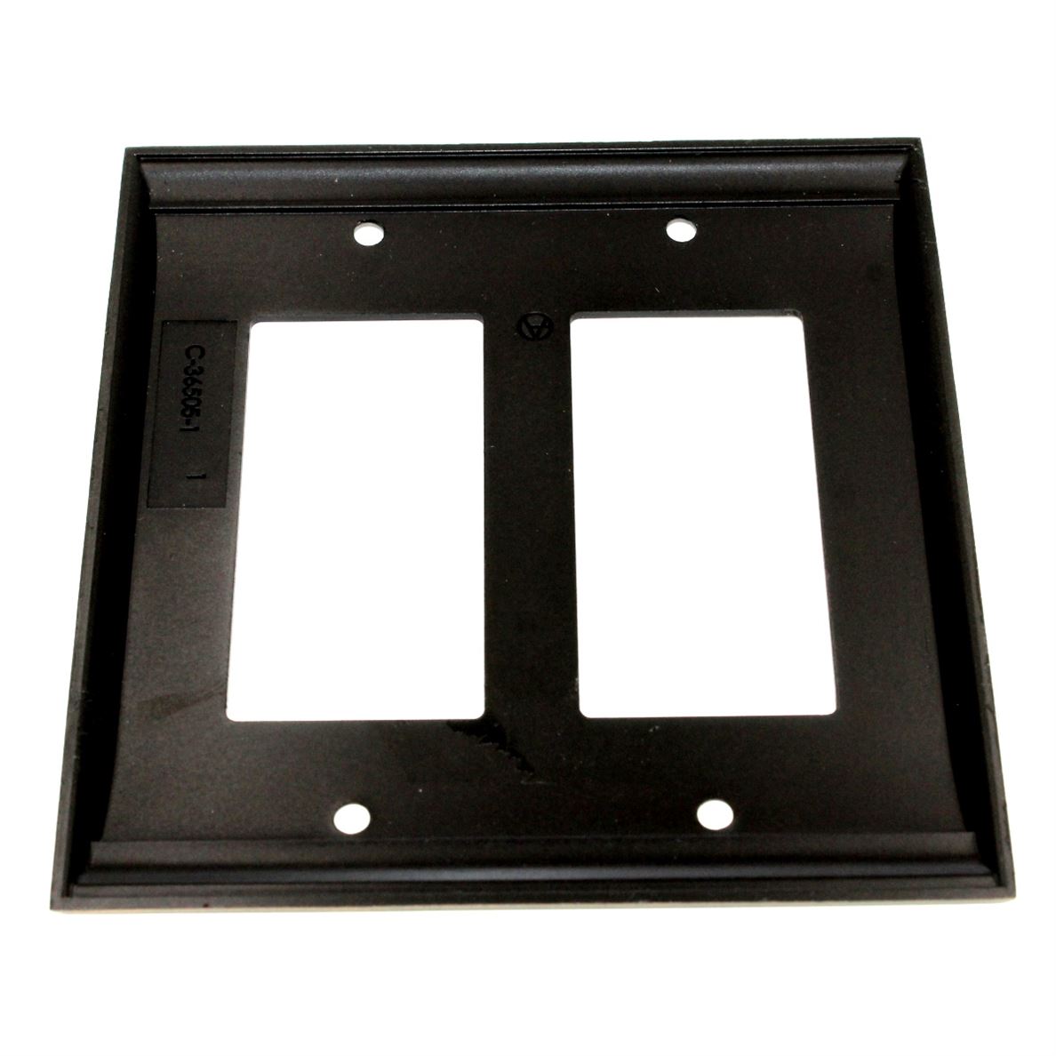 Amerock Candler Oil-Rubbed Bronze 2 Rocker Switch Wall Plate BP36505ORB