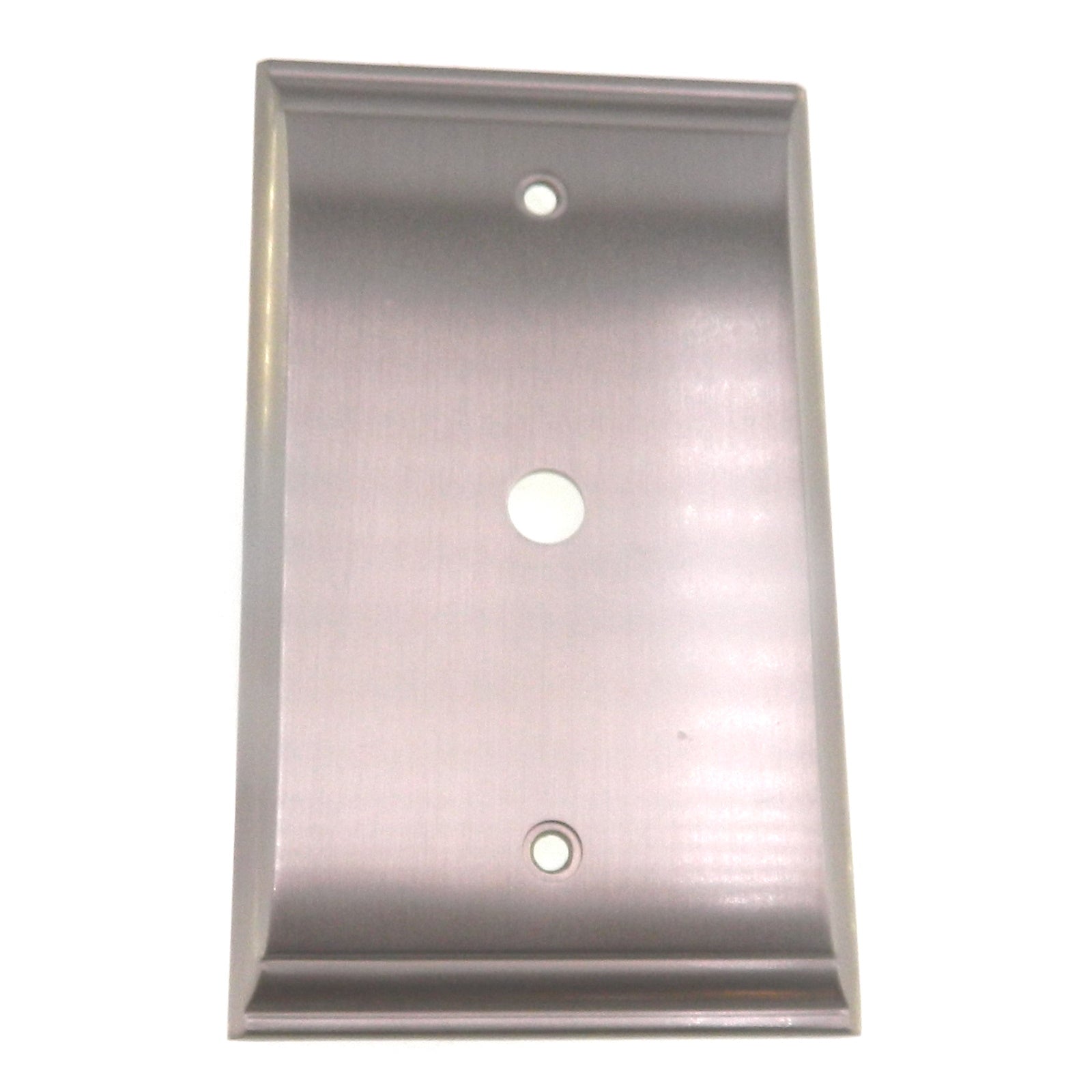 Amerock Candler Satin Nickel Decorative 1 Cable Wall Plate BP36512G10