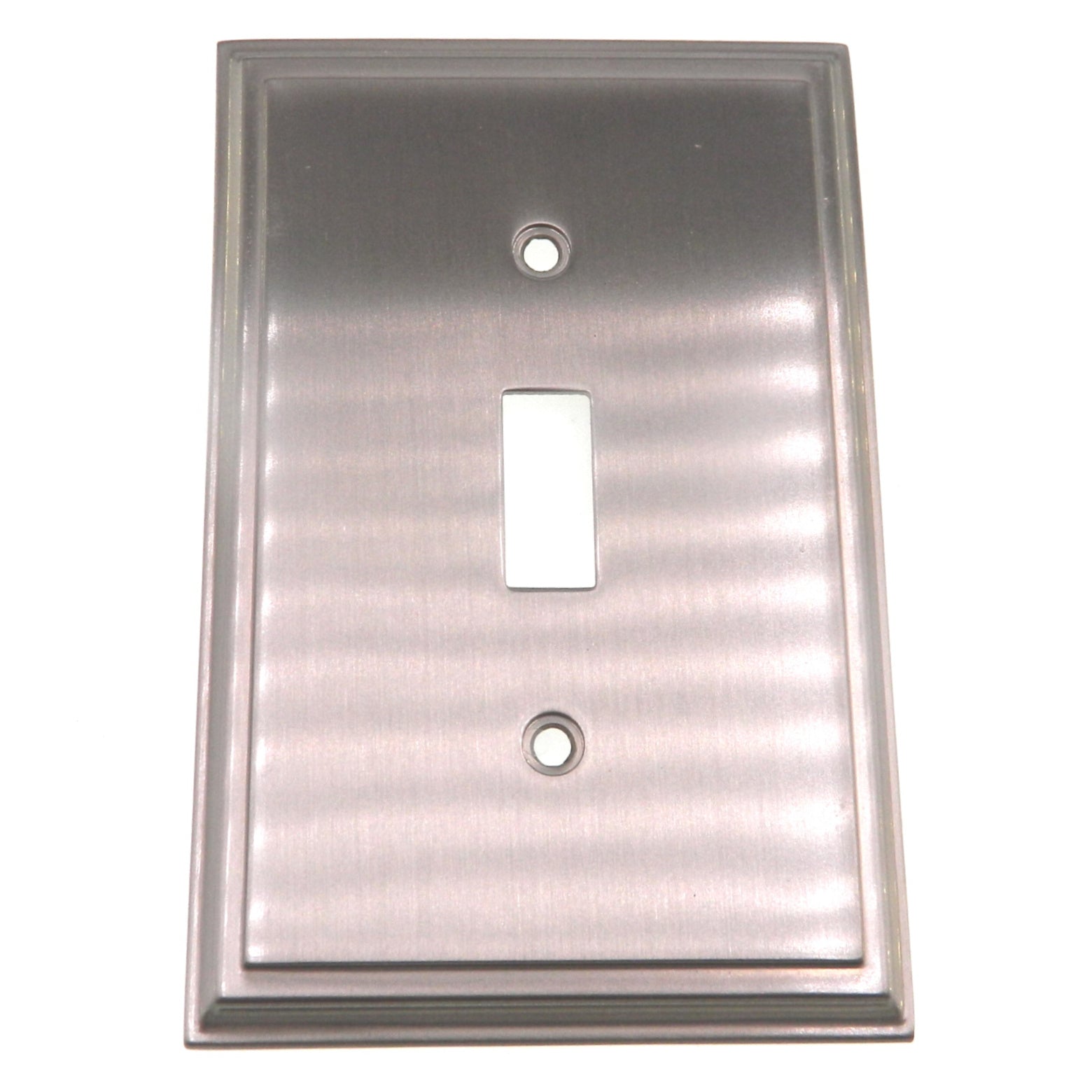 Amerock Mullholland Satin Nickel 1 Toggle Light Switch Wall Plate BP36514G10