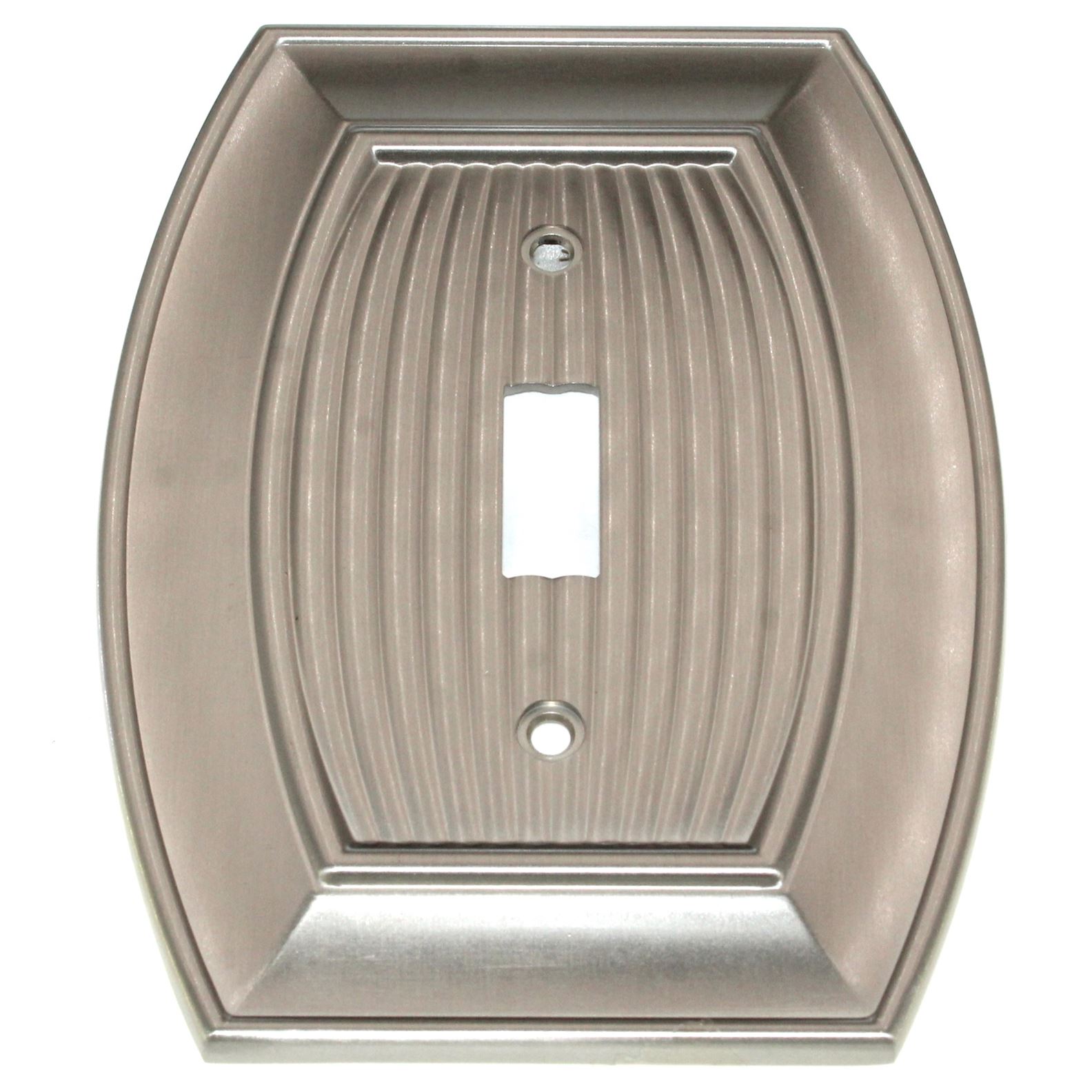 Amerock Sea Grass Satin Nickel 1 Toggle Light Switch Wall Plate BP36528G10