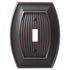 Amerock Sea Grass Oil-Rubbed Bronze 1 Toggle Switch Wall Plate BP36528ORB