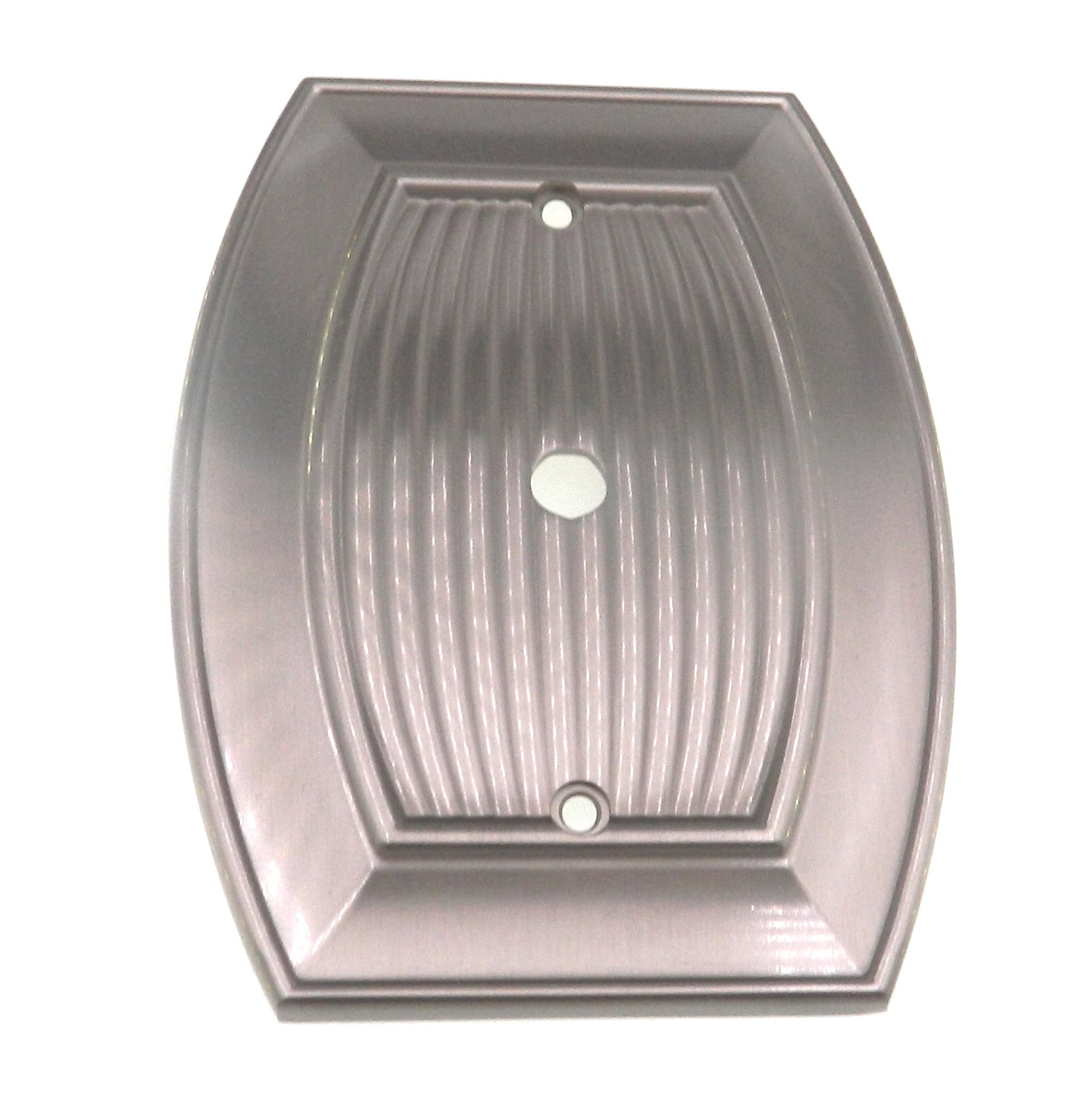 Amerock Sea Grass Satin Nickel Decorative 1 Cable Wall Plate BP36540G10