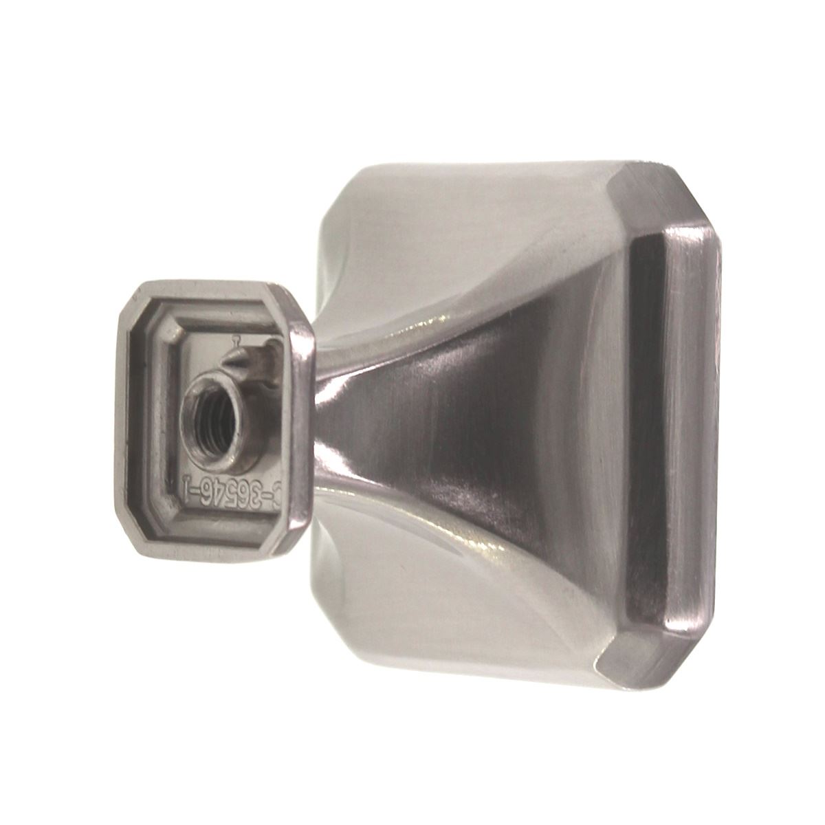 Amerock Wells 1 1/4" Square Cabinet Knob Satin Nickel BP36546G10