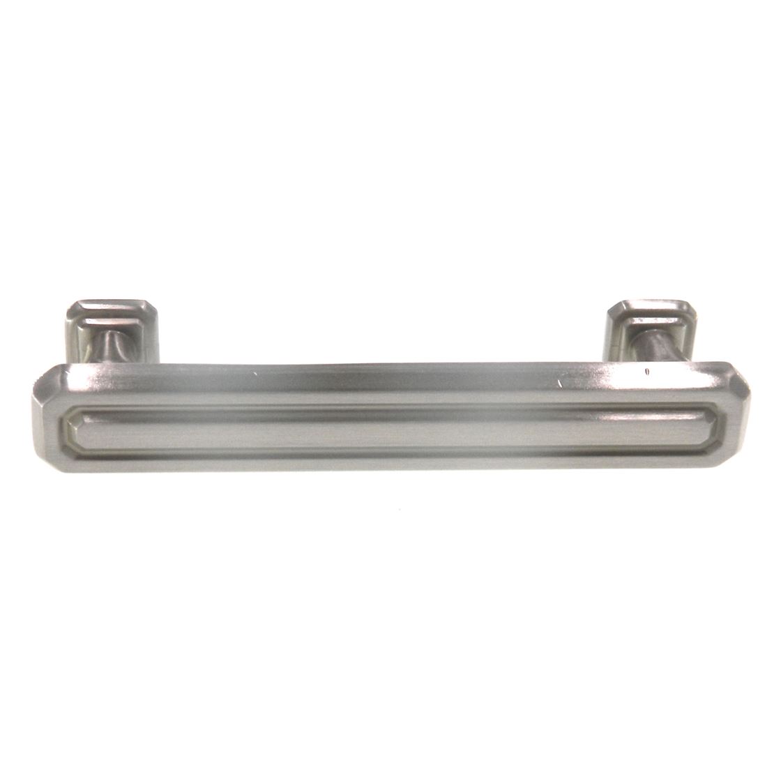 Amerock Wells Satin Nickel 3 3/4" (96mm) Ctr. Bar Pull Cabinet Handle BP36548G10