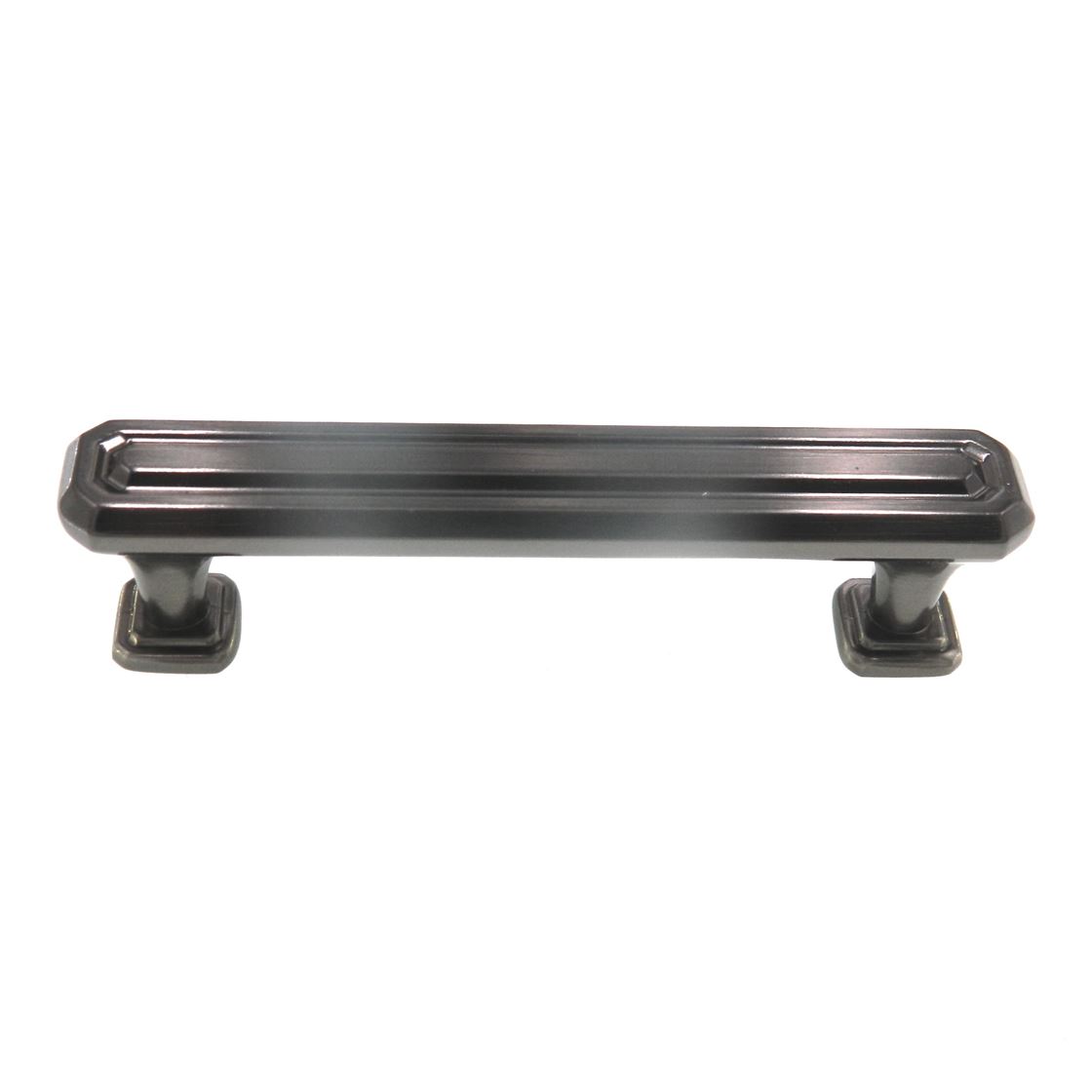 Amerock Wells Gunmetal 3 3/4" (96mm) Ctr. Bar Pull Cabinet Handle BP36548GM