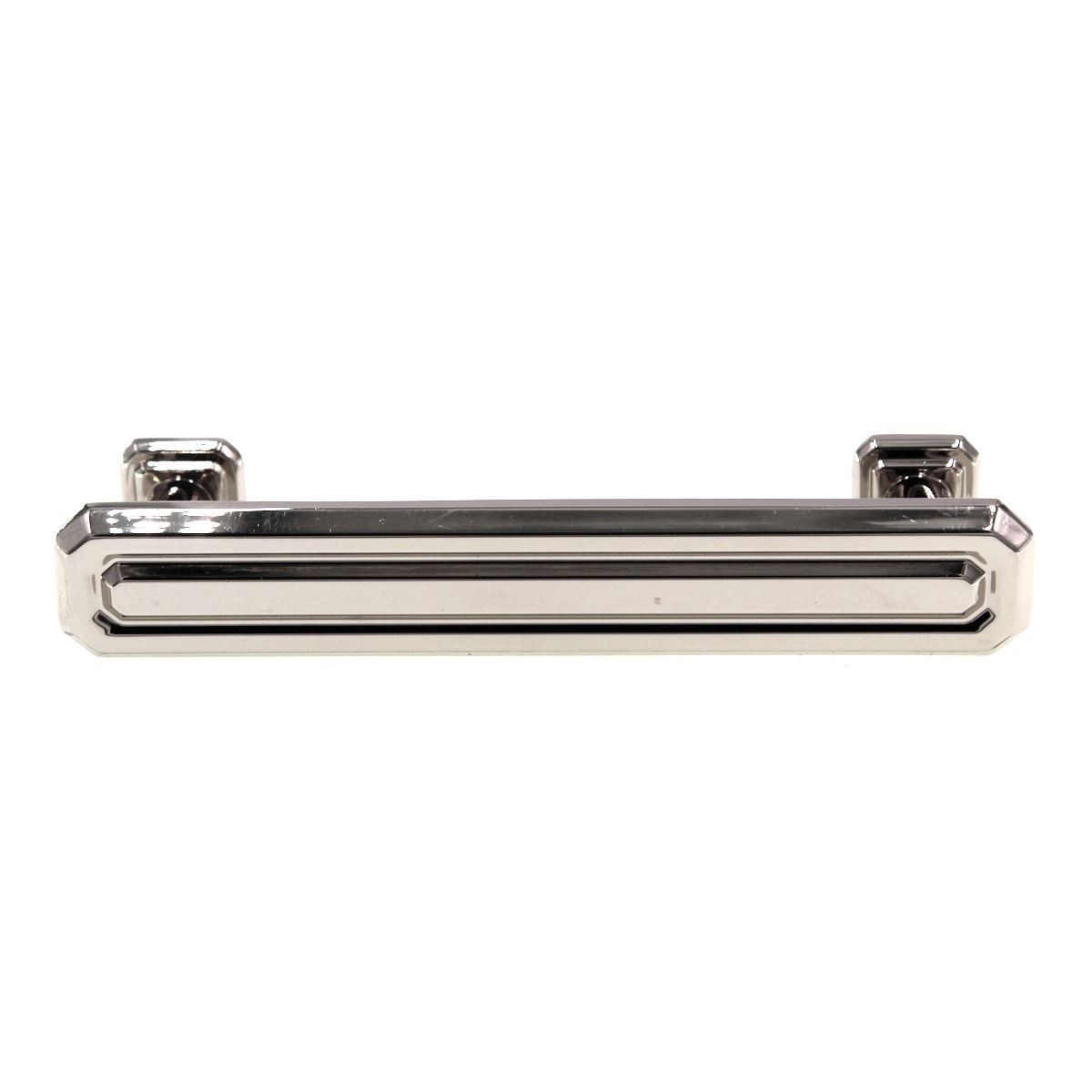 Amerock Wells Cabinet Bar Pull 3 3/4" (96mm) Ctr Polished Nickel BP36548PN