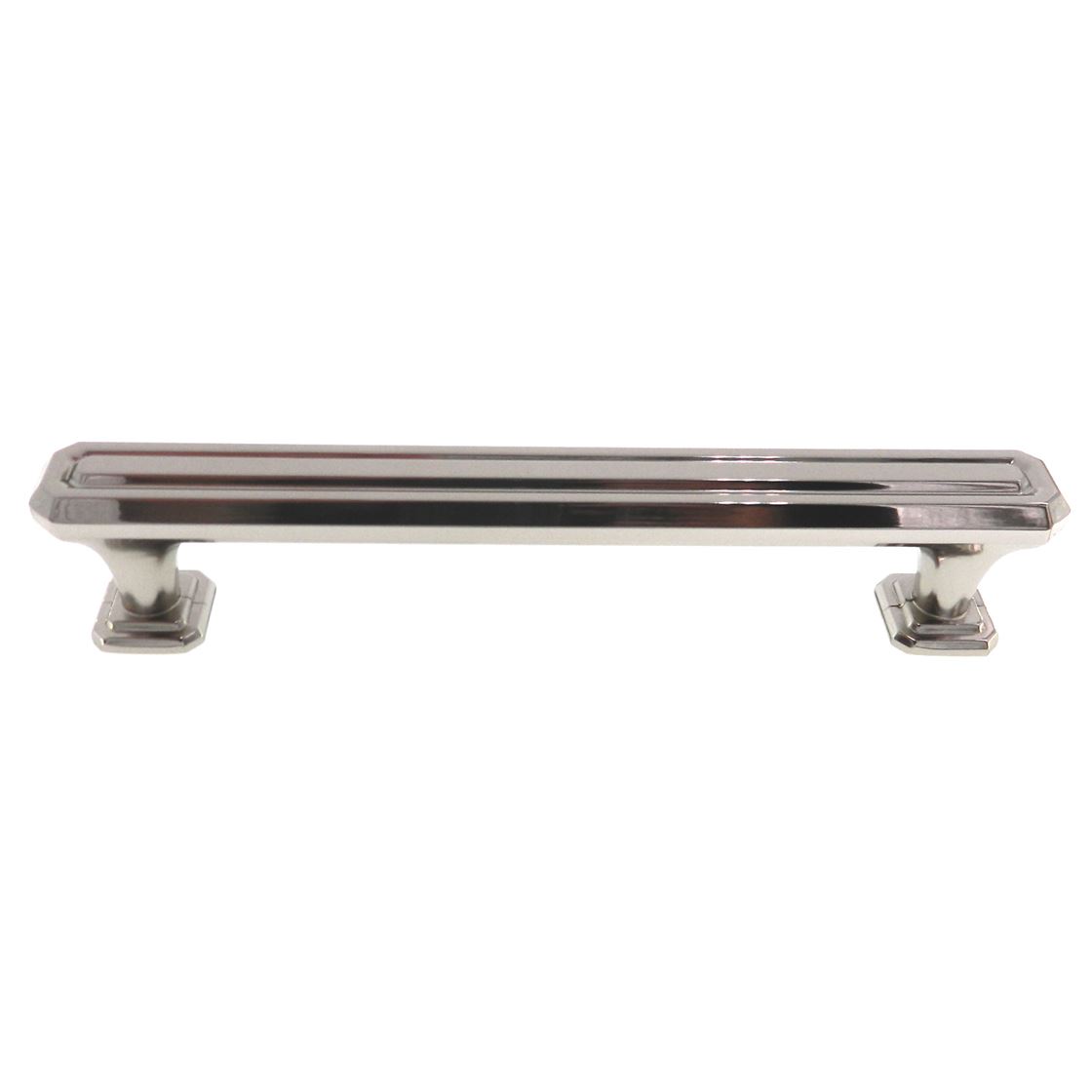 Amerock Wells Nickel 6 1/4" (160mm) Ctr. Cabinet Bar Pull Handle BP36550-PN