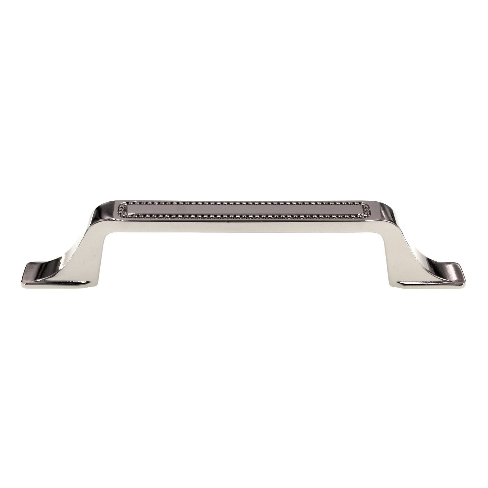 Amerock Carolyne Beaded Cabinet Pull 5" (128mm) Ctr Polished Nickel BP36585PN