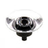 Amerock Glacio 1 3/4" Round Cabinet Knob Gunmetal Clear BP36652CGM