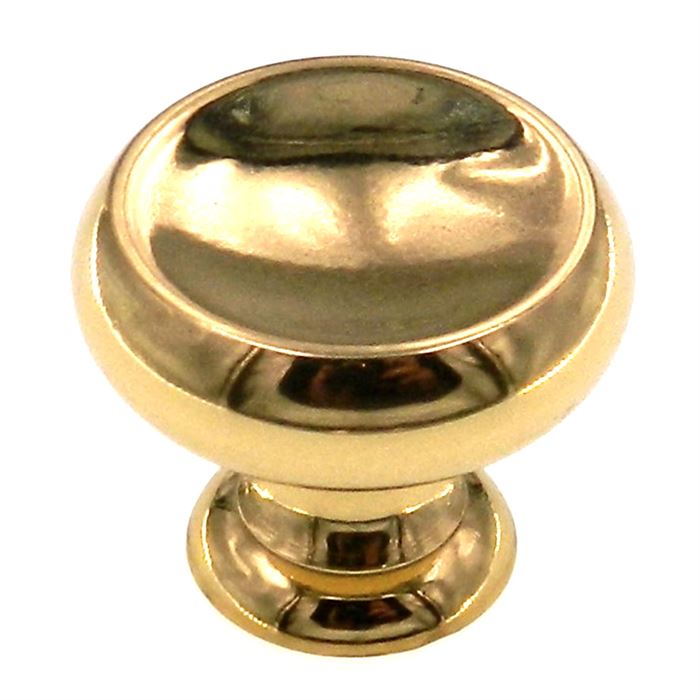 Amerock Advantage Solid Brass 1 1/4" Concave Cabinet Knob BP4237-B