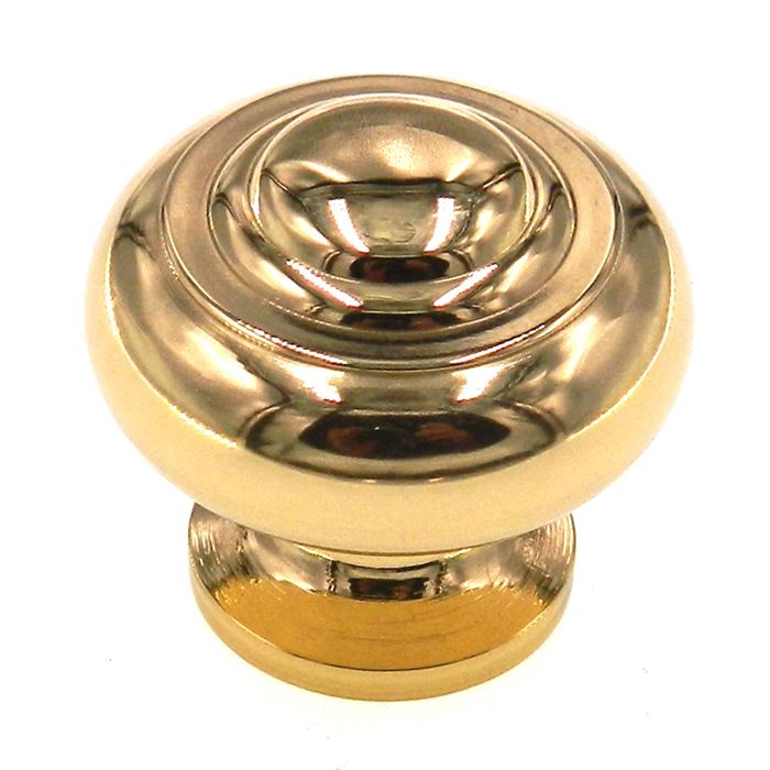 Amerock Inspirations Solid Brass 1 3/16" Round Cabinet Knob BP4258-B