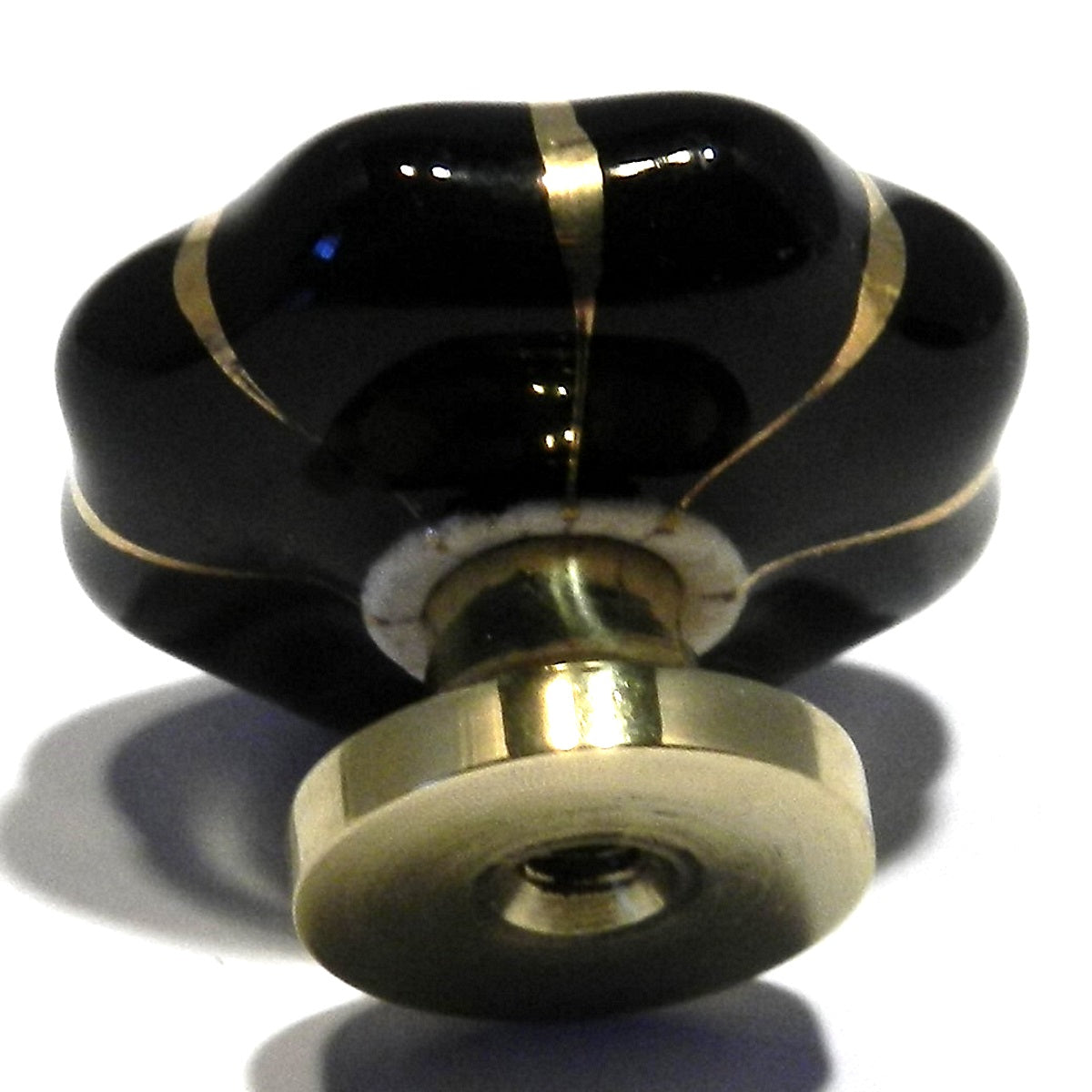 Amerock Hardware BP4259-BNB Black Nickel on Solid Brass 1 1/4" Cabinet Knob Pull