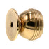 Amerock 1" Solid Brass Cabinet Knob Pull with Black Nickel Top BP4260-BNB